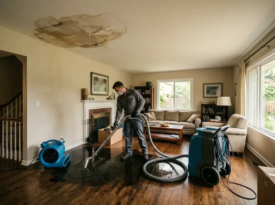 attic-pipe-burst-ceiling-drip-008 — frequently asked questions, Water Damage Restoration & Carpet Care in Collegeville, PA